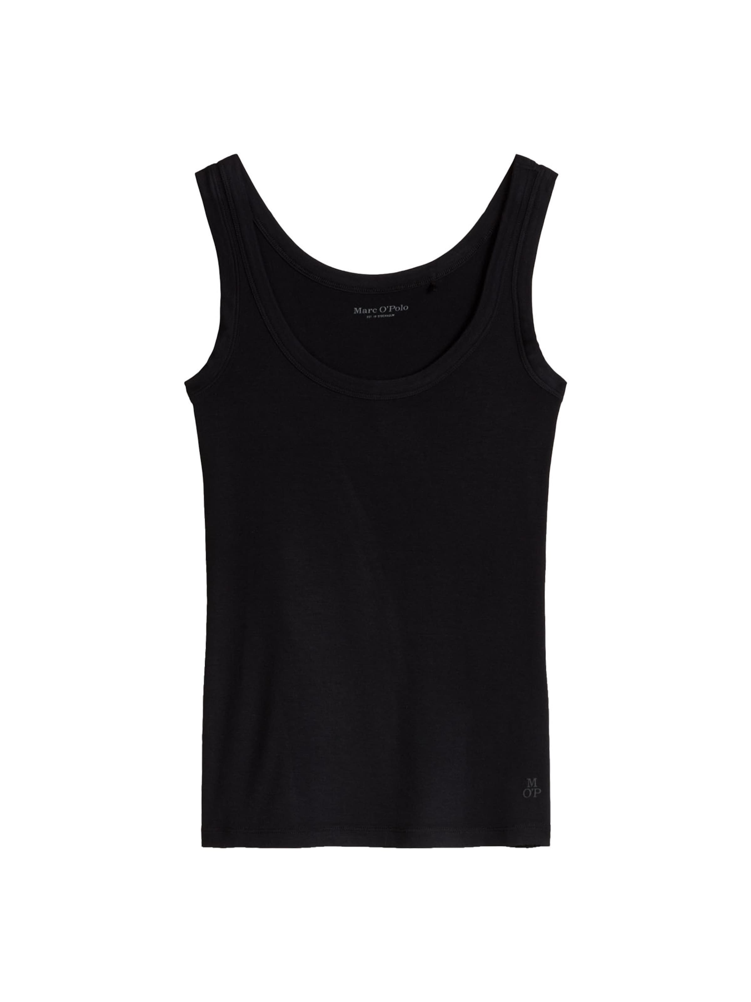 Marc O'Polo Top ' Classic ' in Black: front