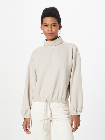 TOM TAILOR DENIM Sweatshirt in Beige: voorkant