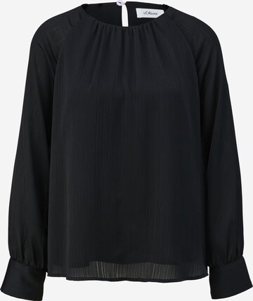 s.Oliver BLACK LABEL Blouse in Zwart: voorkant