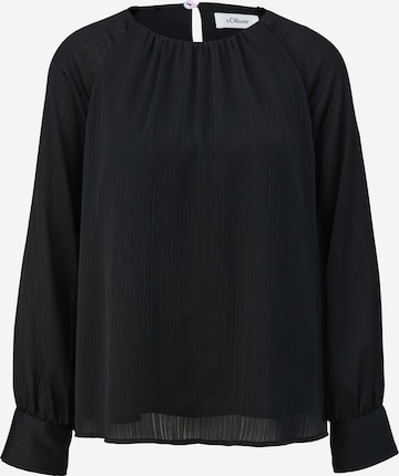 s.Oliver BLACK LABEL Blouse in Zwart: voorkant