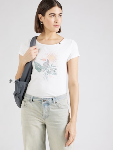 Ragwear - Camiseta 'FLLORAH' en blanco: frente