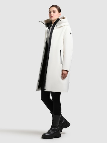 khujo Wintermantel 'Nellen2' in Wit