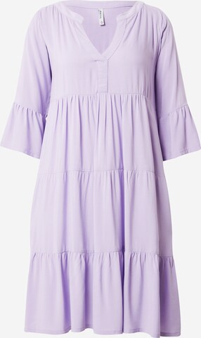 Sublevel Dress in Purple: front