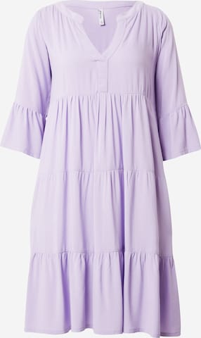 Sublevel Dress in Purple: front