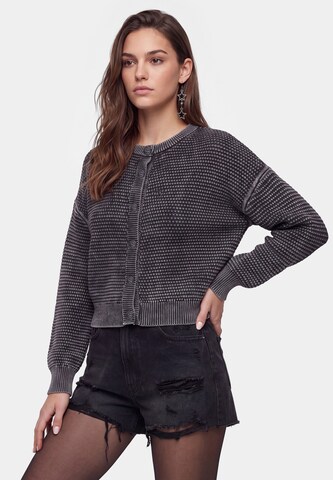 Cardigan myMo ROCKS en noir : devant