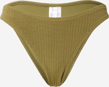 Bas de bikini Seafolly en vert : devant