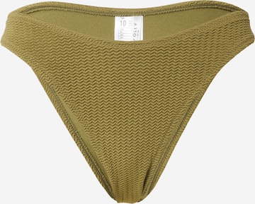 Seafolly Bikinibroek in Groen: voorkant