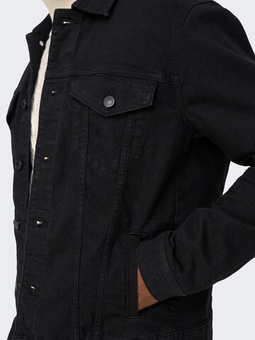 Veste mi-saison 'Coin' Only & Sons en noir