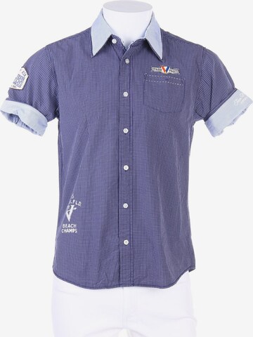 SCOTCH & SODA Button Up Shirt in S in Blue: front