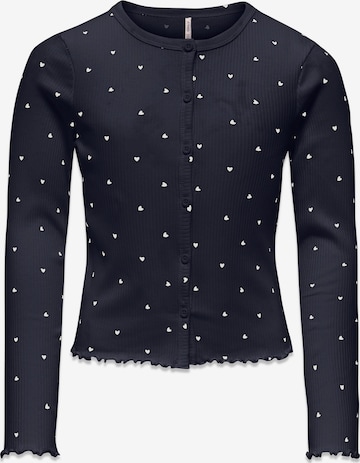 ONLY GIRLS Knit Cardigan 'KOGBELLA' in Blue: front