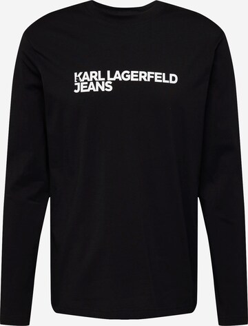 Maglietta di KARL LAGERFELD JEANS in nero: frontale