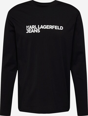 KARL LAGERFELD JEANS T-shirt i svart: framsida