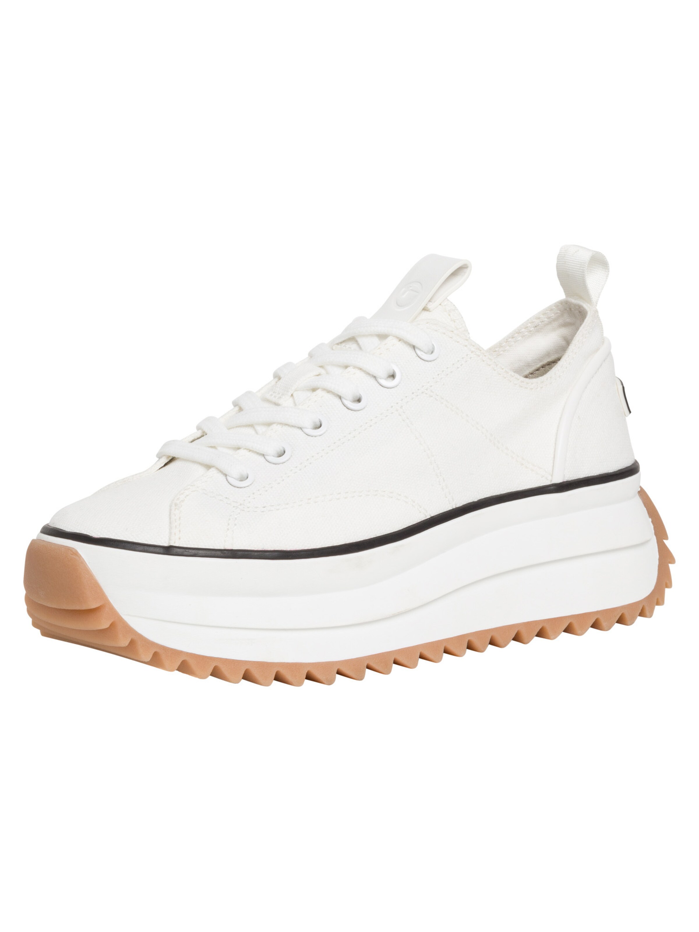 Baskets basses Tamaris en blanc : devant