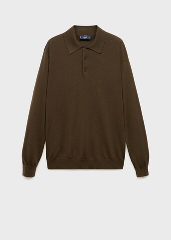 MANGO MAN Poloshirt 'Willys' in Braun