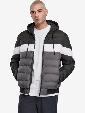 Urban Classics Winter Jacket in Grey: front