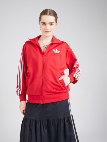 ADIDAS ORIGINALS Кофта на молнии 'Adicolor Classic Firebird' в Красный: спереди