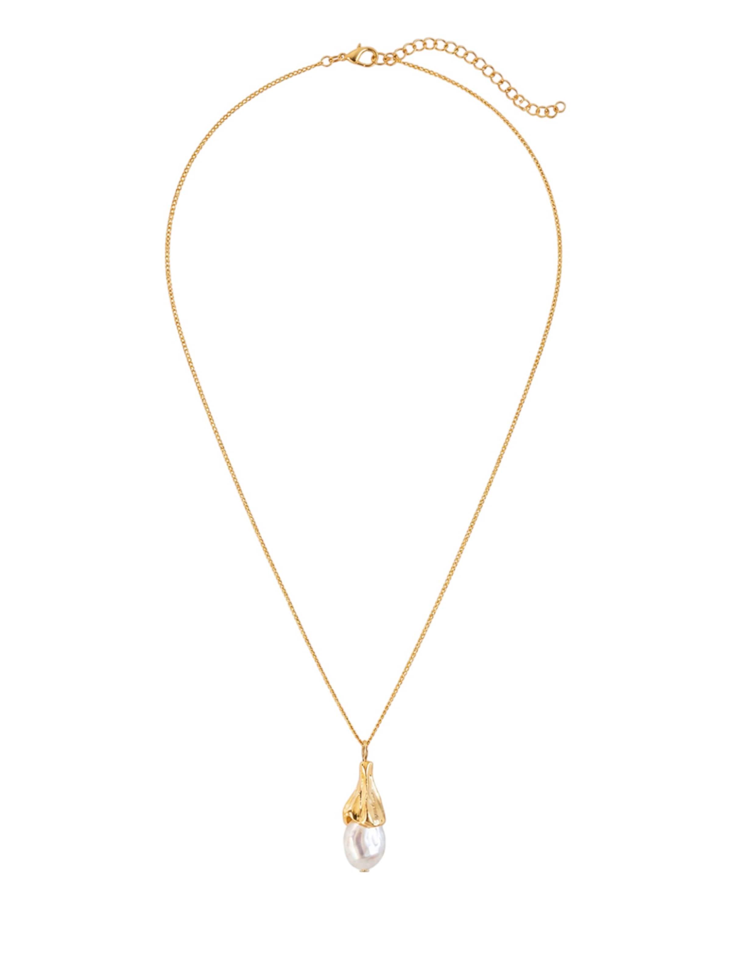 RteRme - Cadena 'Drop Pearl' en oro: frente