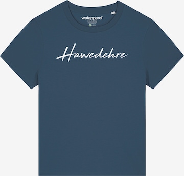 Maglietta ' Hawedehre ' di Watapparel in blu: frontale