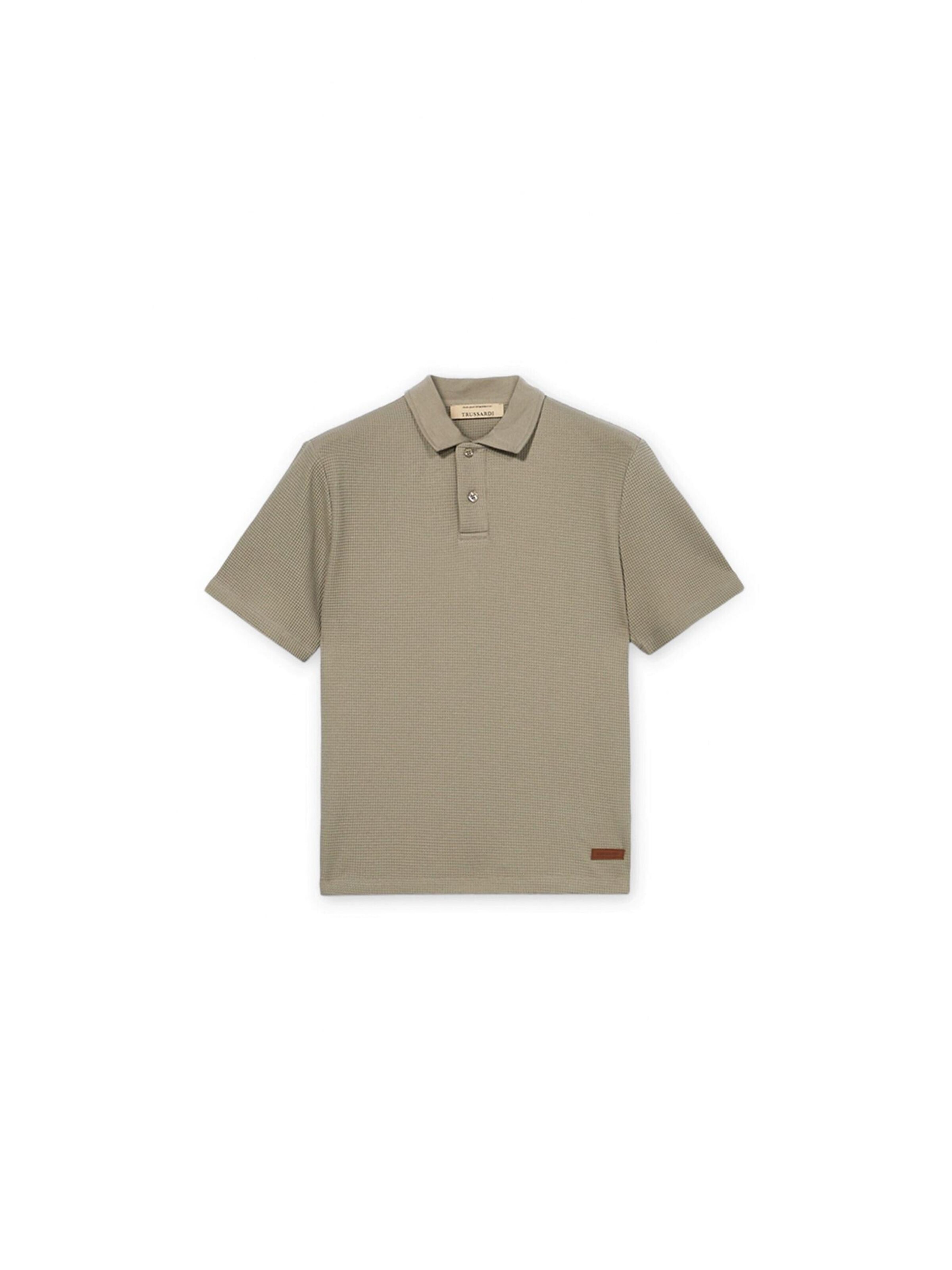 T-Shirt Trussardi en vert : devant