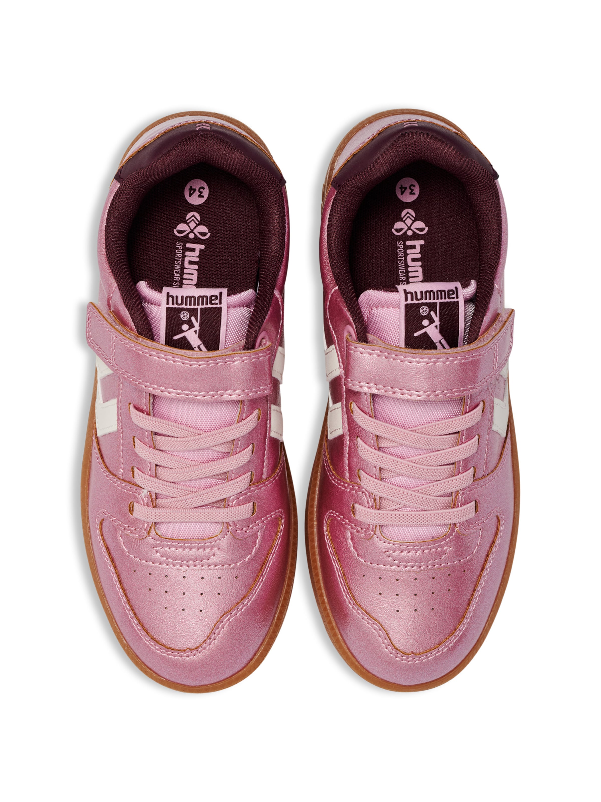 Baskets Hummel en rose