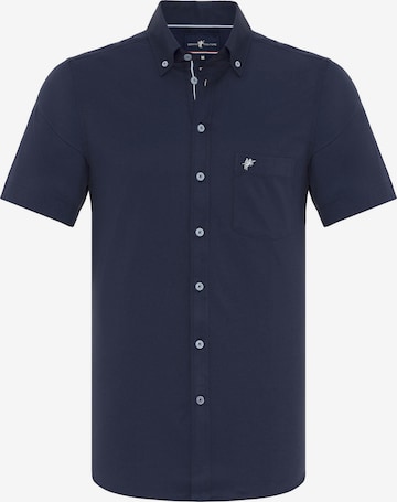 DENIM CULTURE Overhemd ' STANLEY ' in Blauw: voorkant