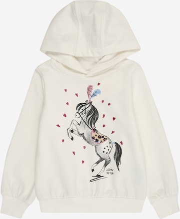 s.Oliver Sweatshirt in Weiß: Vorderseite