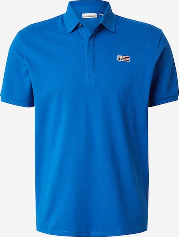 NAPAPIJRI Poloshirt 'EVAN' in Blau: Vorderseite