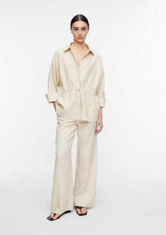 COMMA Regular Broek in Beige