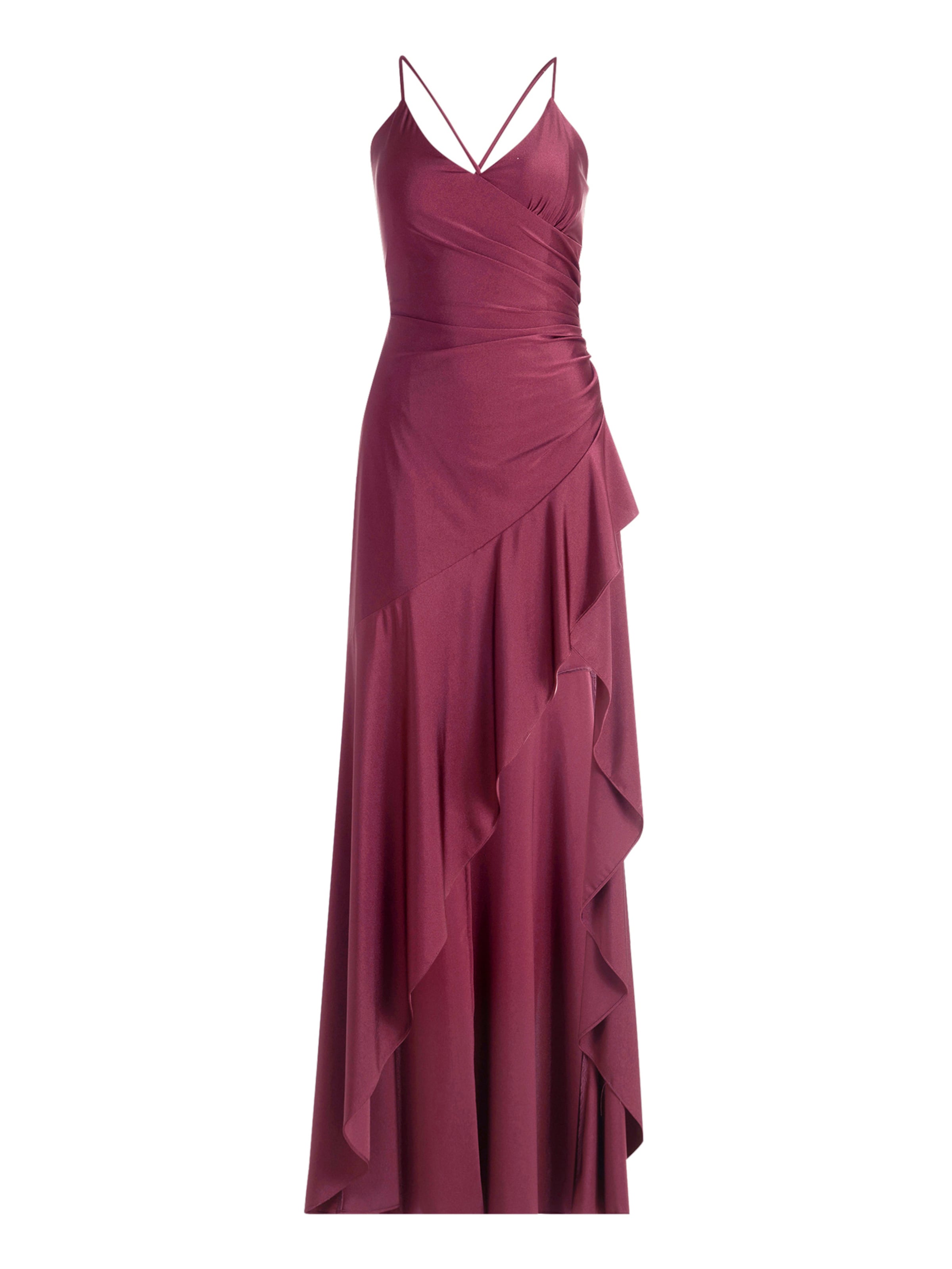 Robe de soirée Vera Mont en rouge : devant