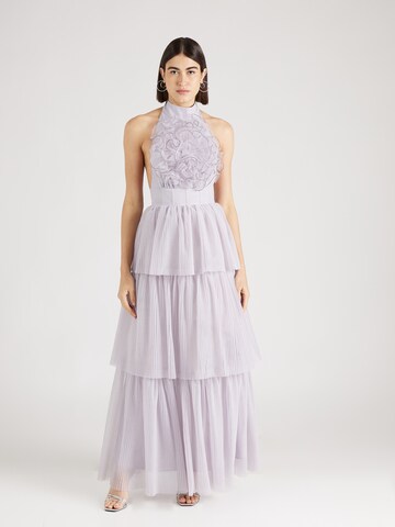 True Decadence Evening Dress in Purple: front