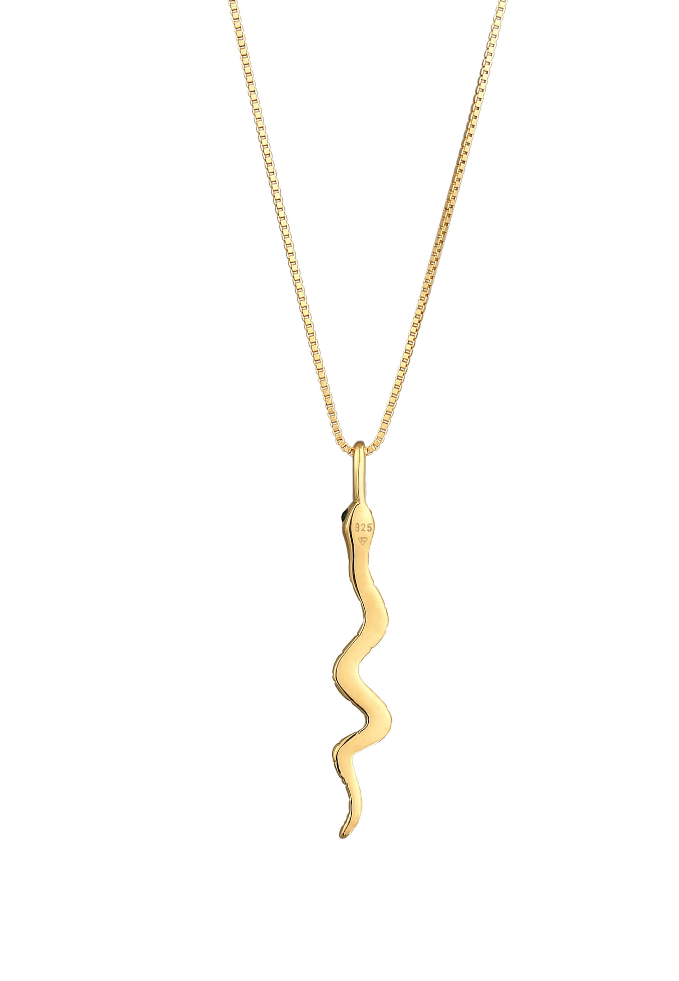 ELLI Retiazka 'Schlange' - Zlatá