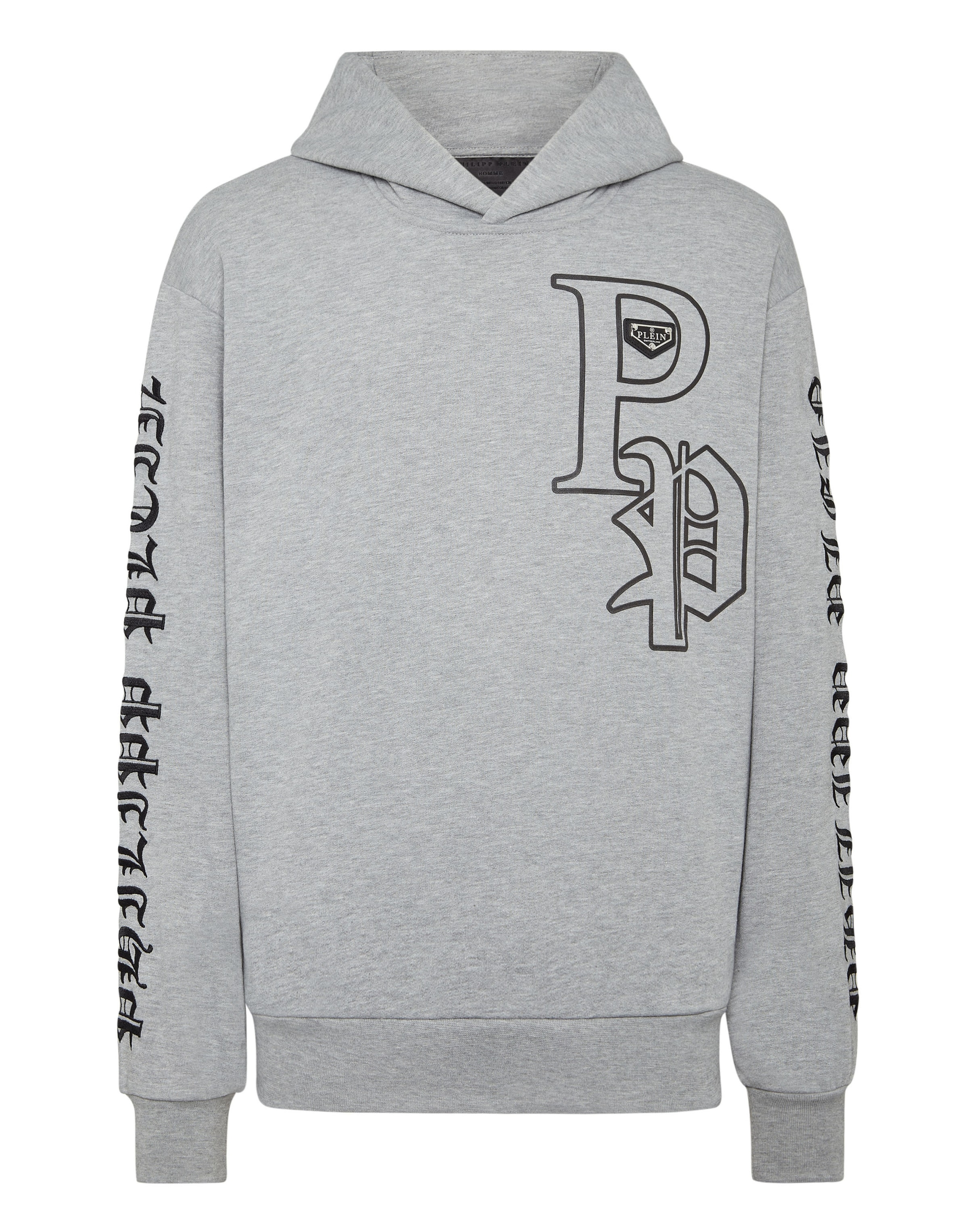 Philipp Plein - Sweatshirt em cinzento: frente