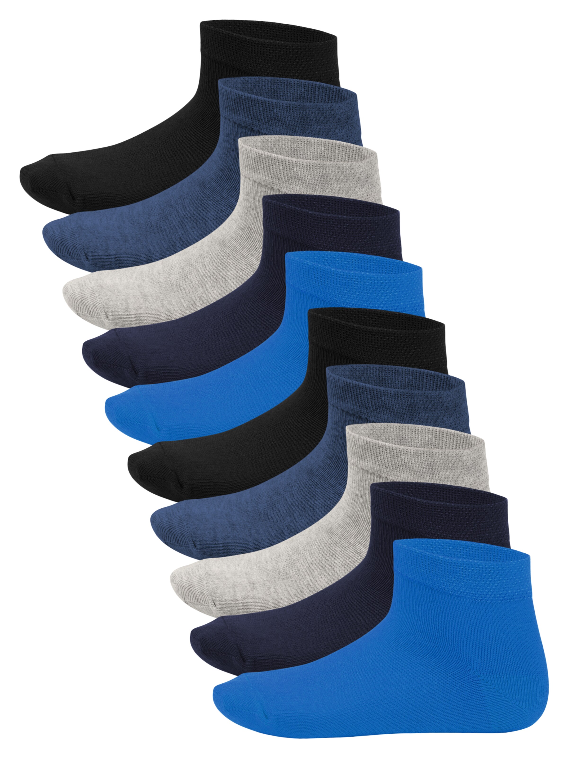 footstar Socks 'EVERYDAY!' in Blue: front