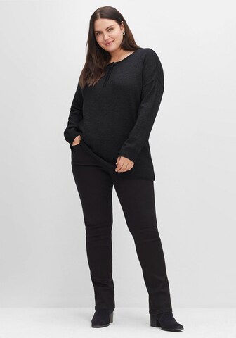 SHEEGO Sweter w kolorze czarny