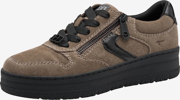 Tamaris Platform trainers in Grey: front