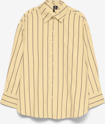 Camicia da donna 'VMFanni' di VERO MODA in giallo: frontale