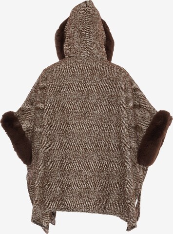 FRAULLY Cape in Brown