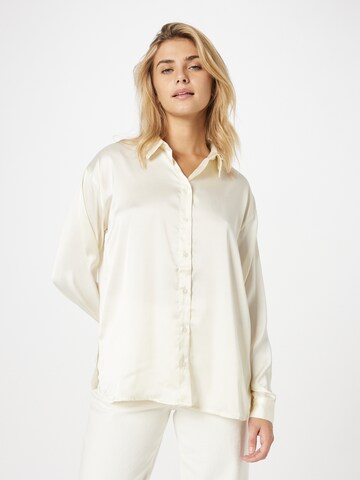 PIECES Blouse 'RIRI' in Beige: voorkant