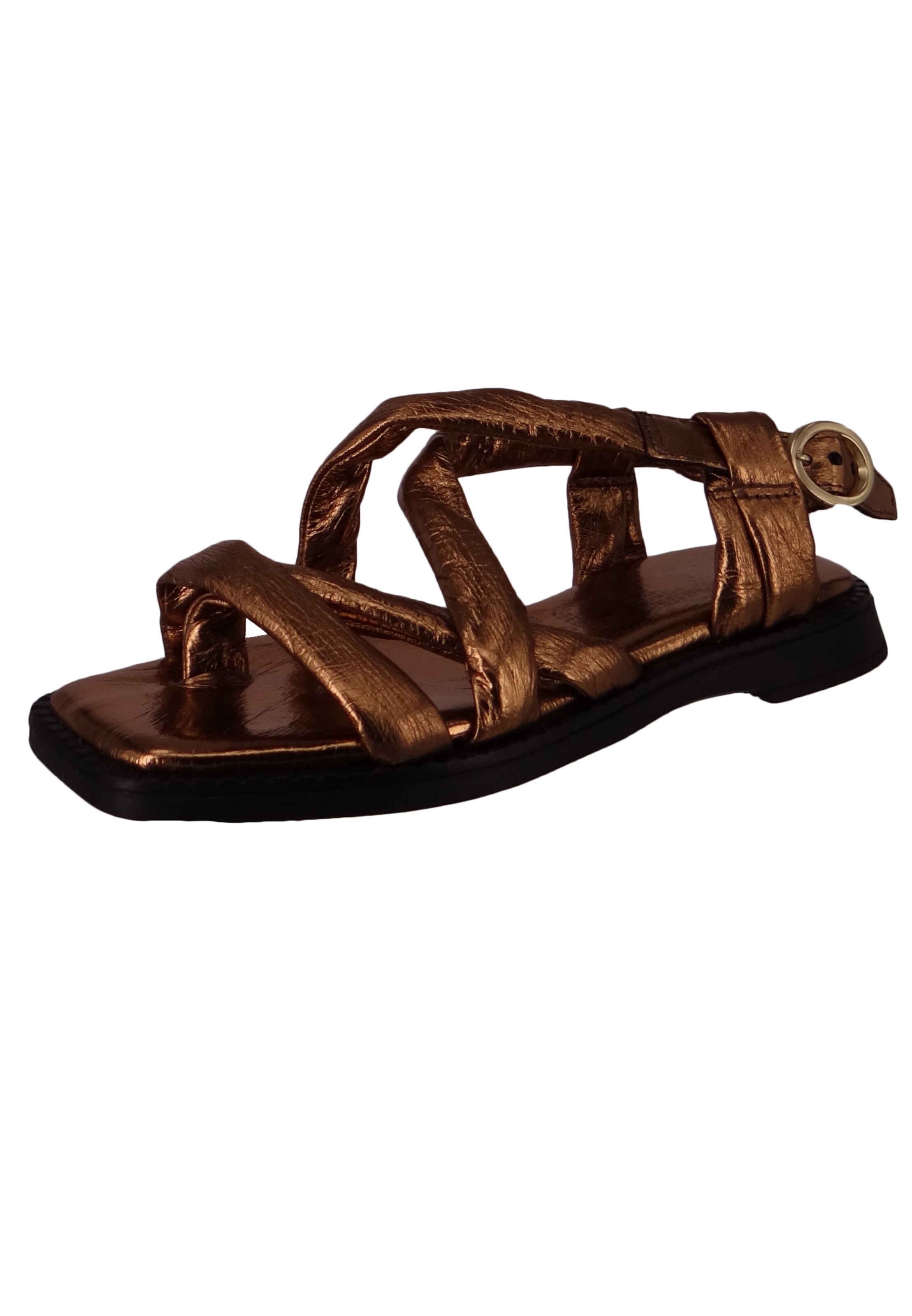 MJUS - Chinelos de dedo 'Masha' em castanho: frente