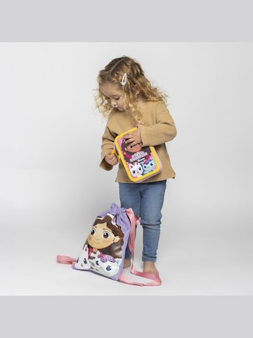Gabby`s Dollhouse Gym bag 'Gabby's Poppenhuis Zwemtas Gymtas Meisjes Hoogte 32cm' in Grey