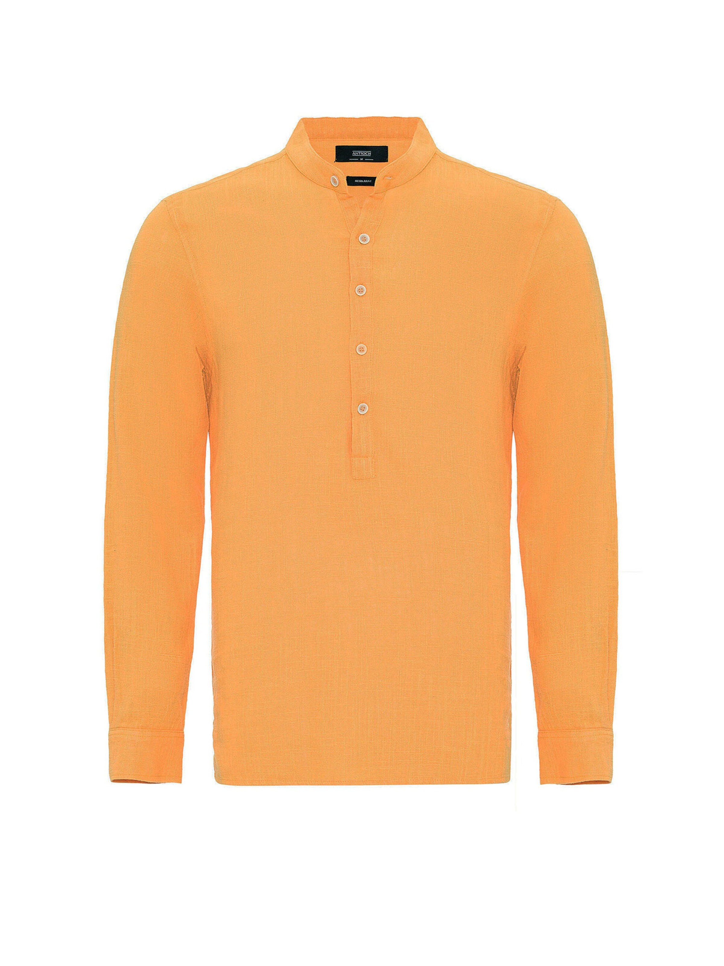 Antioch Rovný strih Košeľa - Žltá: predná strana