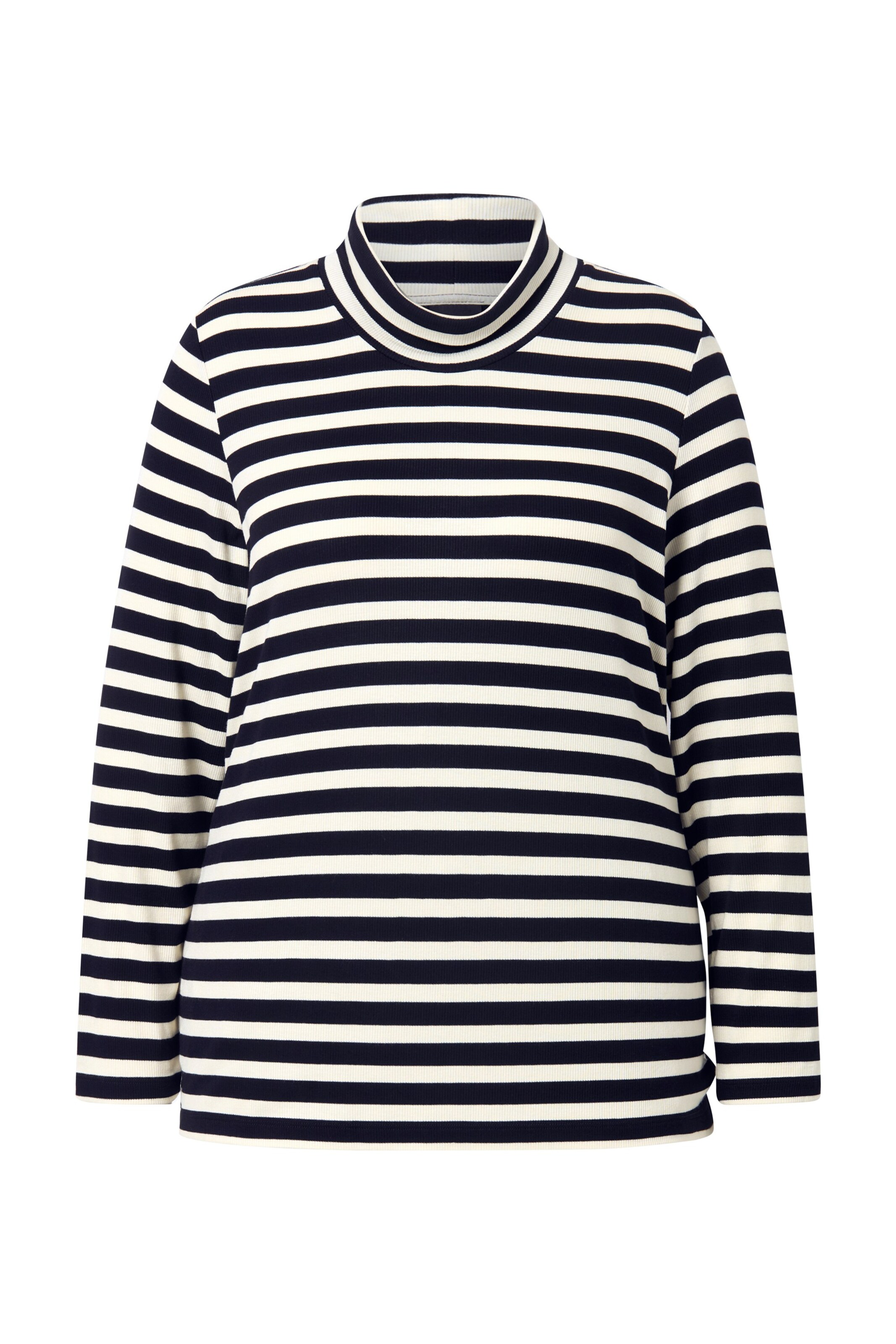 Ulla Popken Shirt in schwarz / weiß, Produktansicht