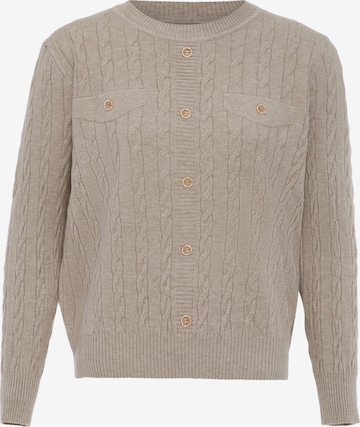 Pull-over carato en beige : devant