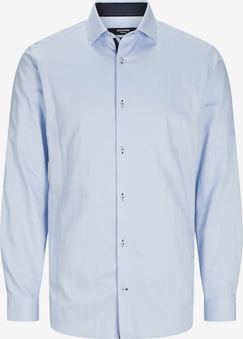 Chemise 'JPRBLAParker' JACK & JONES en bleu : devant