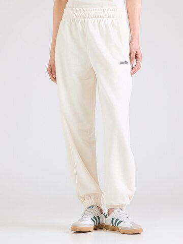 balta ELLESSE Siaurėjantis Kelnės 'LENTELLA': priekis