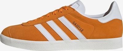 ADIDAS ORIGINALS Låg sneaker 'Gazelle' i orange / vit, Produktvy