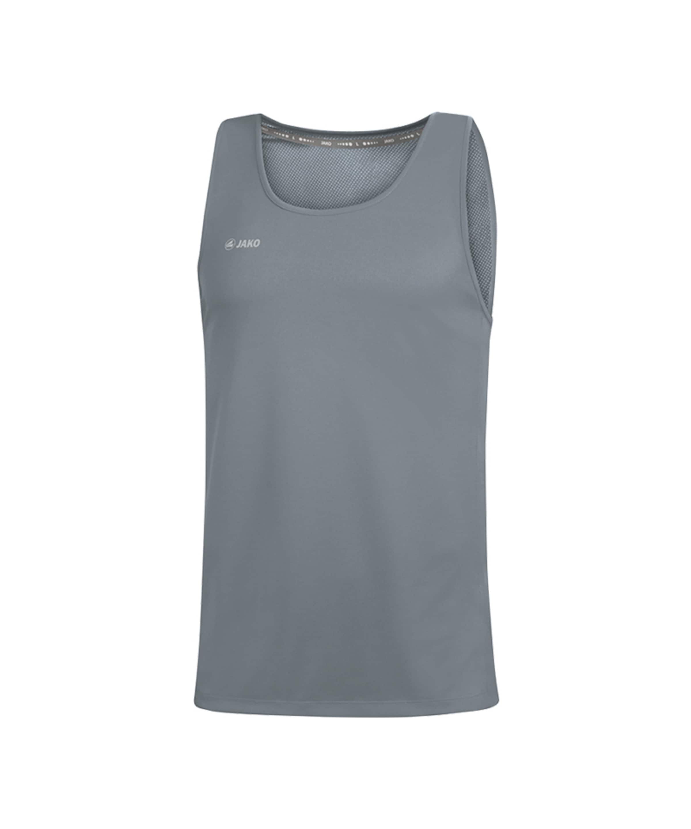 JAKO Performance Shirt 'Run 2.0' in Grey: front