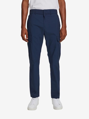 ESPRIT Regular Cargo Pants in Blue: front