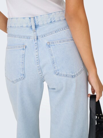 ONLY Wide Leg Jeans 'ONLELLA' in Blau