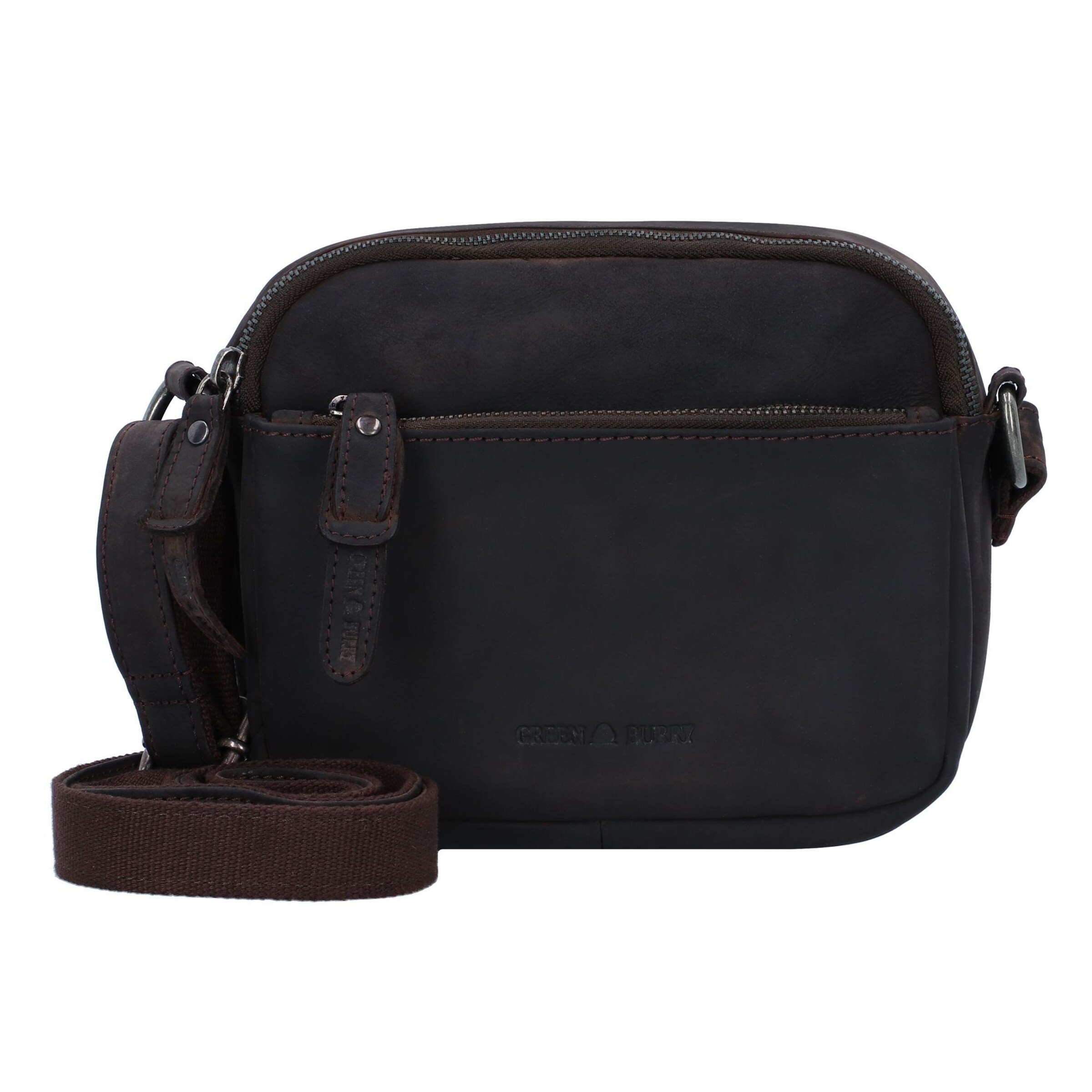 Sac à bandoulière 'Vintage Revival' GREENBURRY en marron : devant